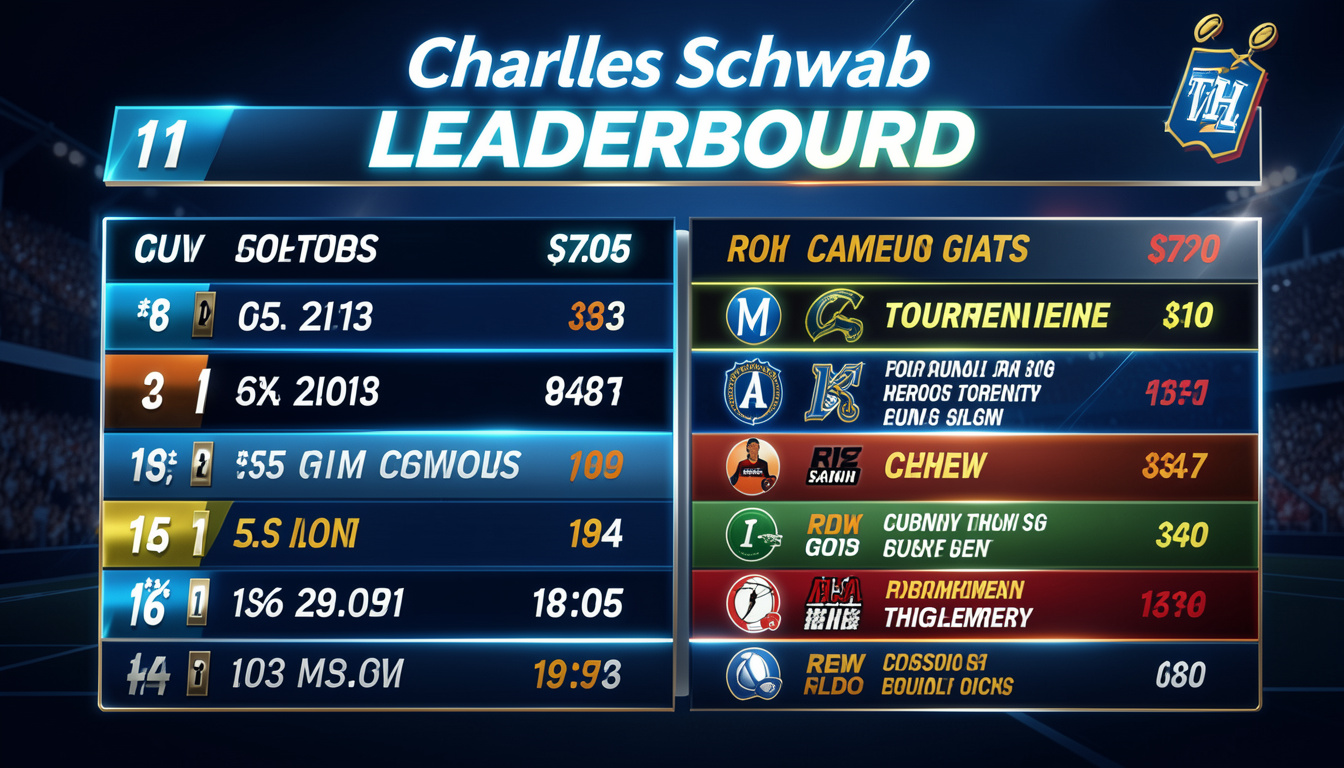 charles schwab leaderboard