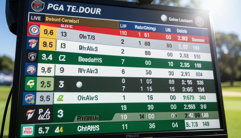 pga tour leaderboard